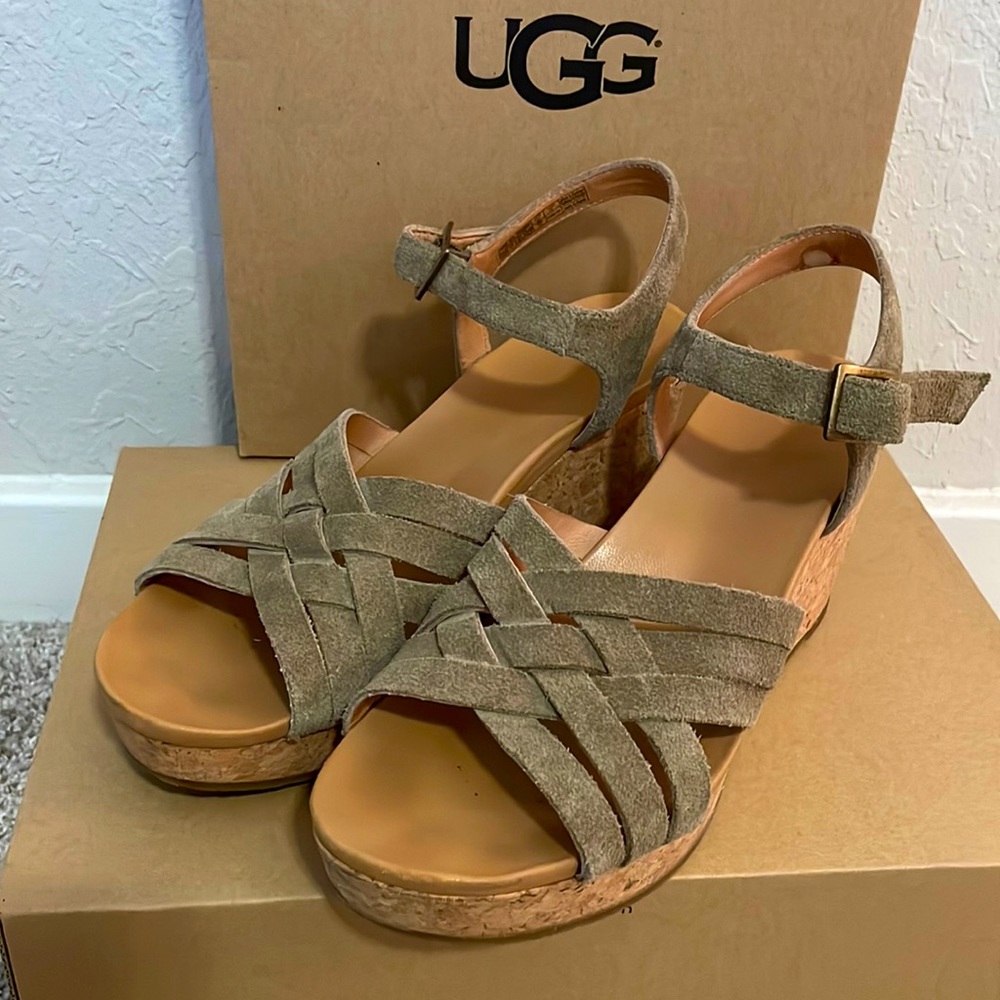 UGG wedge sandals
